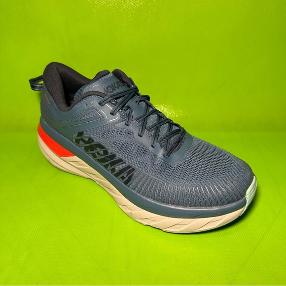 Hoka Other - Men’s hoka bondi 7 athletic running shoes size 10 blue